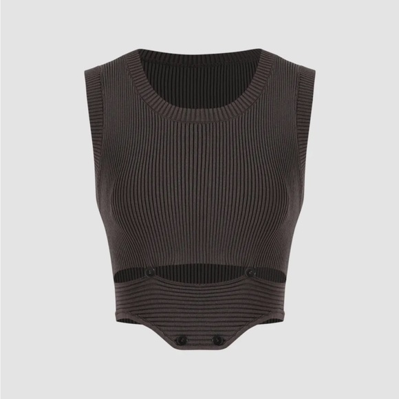 Cider Tops - Rib knit tank top